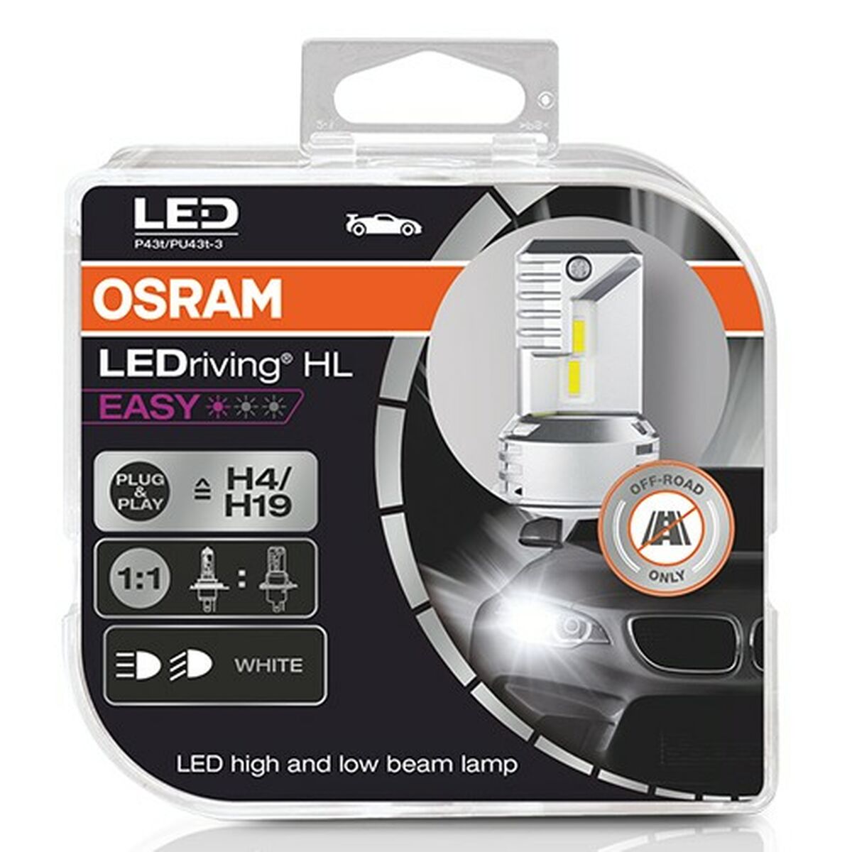 Osta tuote Autopolttimo Osram LEDriving HL Easy H4 16 W 12 V verkkokaupastamme Korhone: Urheilu & Vapaa-aika 10% alennuksella koodilla KORHONE