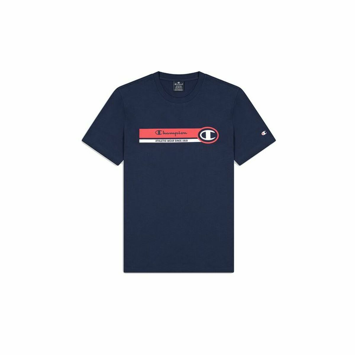 Osta tuote Miesten T-paita Champion Crewneck Sininen (Koko: M) verkkokaupastamme Korhone: Urheilu & Vapaa-aika 20% alennuksella koodilla VIIKONLOPPU