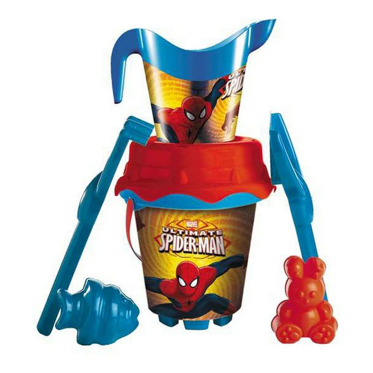 Osta tuote Rantaämpäri Spider-Man 18 cm verkkokaupastamme Korhone: Urheilu & Vapaa-aika 20% alennuksella koodilla VIIKONLOPPU