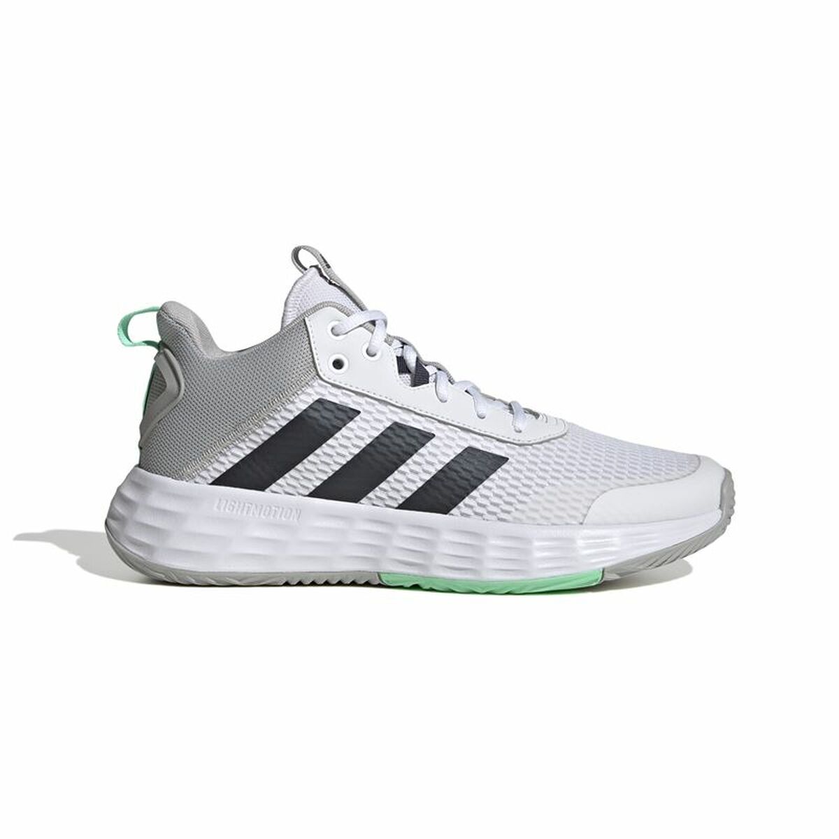 Osta tuote Aikuisten koripallokengät Adidas Ownthegame 2.0 Valkoinen Vaaleanharmaa (Jalankoko: 44 2/3) verkkokaupastamme Korhone: Urheilu & Vapaa-aika 20% alennuksella koodilla VIIKONLOPPU
