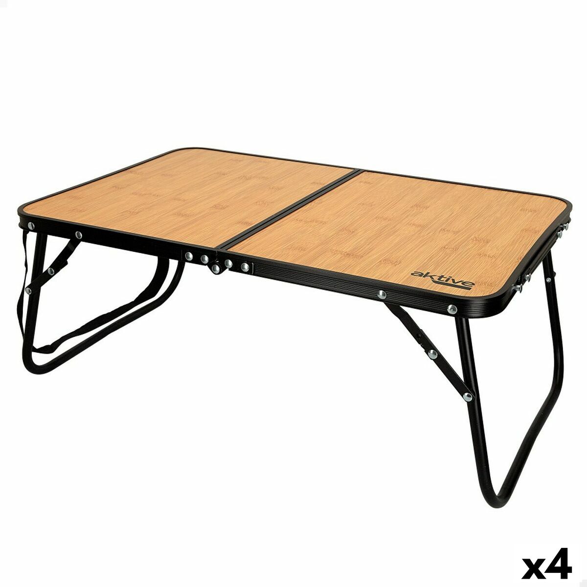 Osta tuote Taitettava Pöytä Aktive Retkeily Bambu 60 x 25 x 40 cm (4 osaa) verkkokaupastamme Korhone: Urheilu & Vapaa-aika 20% alennuksella koodilla VIIKONLOPPU